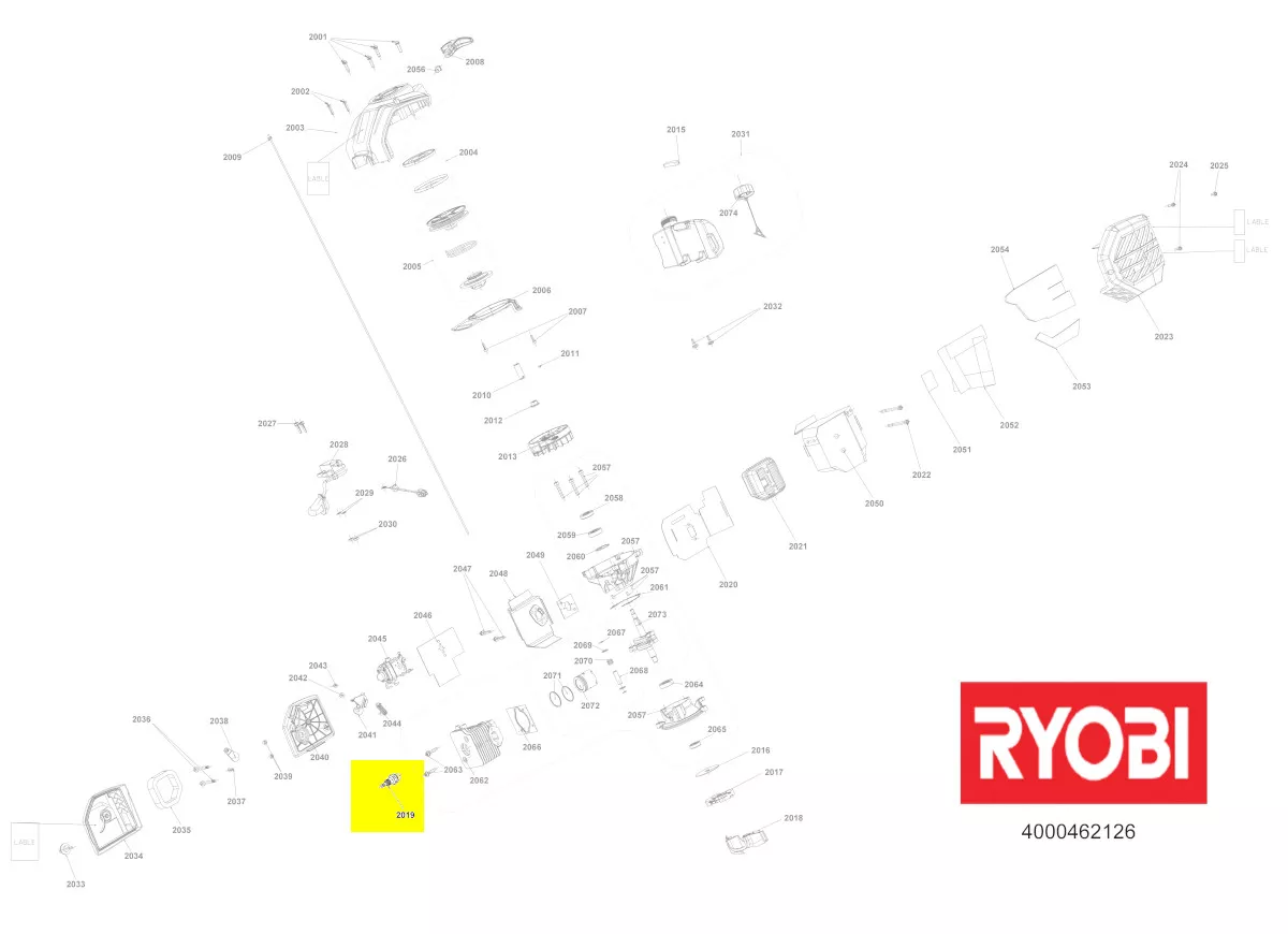 bougie d\'allumage réf. 5131001931 Ryobi